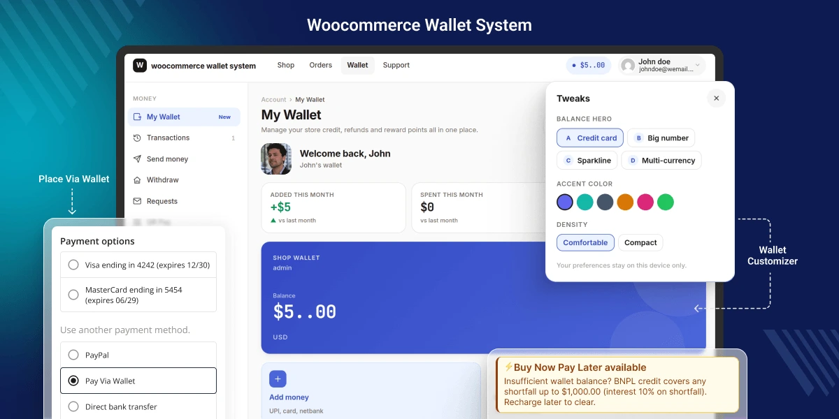 WooCommerce Wallet System Plugin