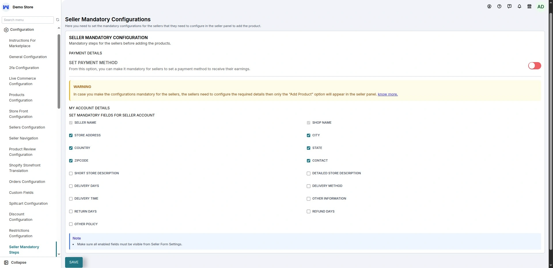 Seller_Mandatory_configuration_Admin
