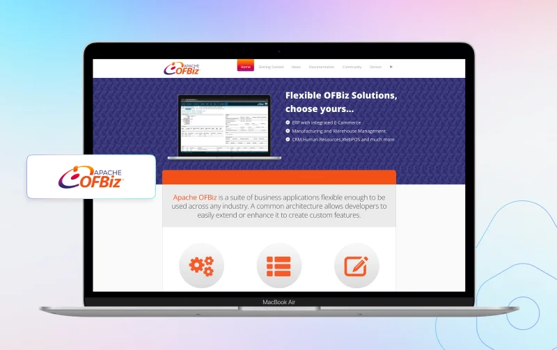 Apache OFBiz open source ERP framework
