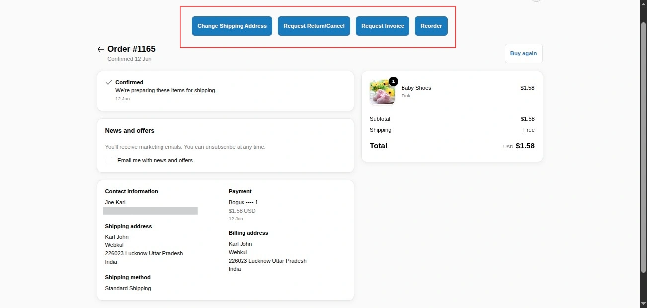 customer Order Management