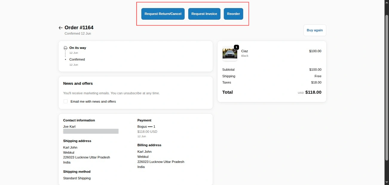 Order Management