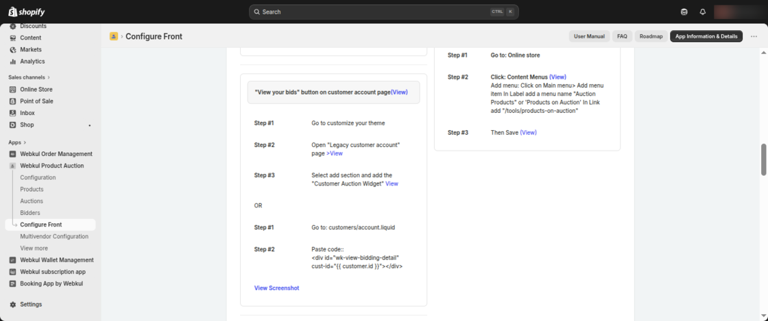 Product Auction for Shopify
