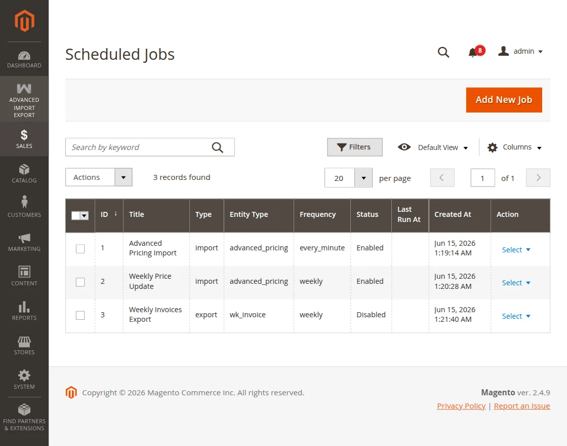 Magento 2 Advanced Import Export
