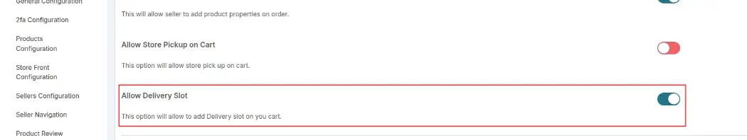 Delivery Slot Management
