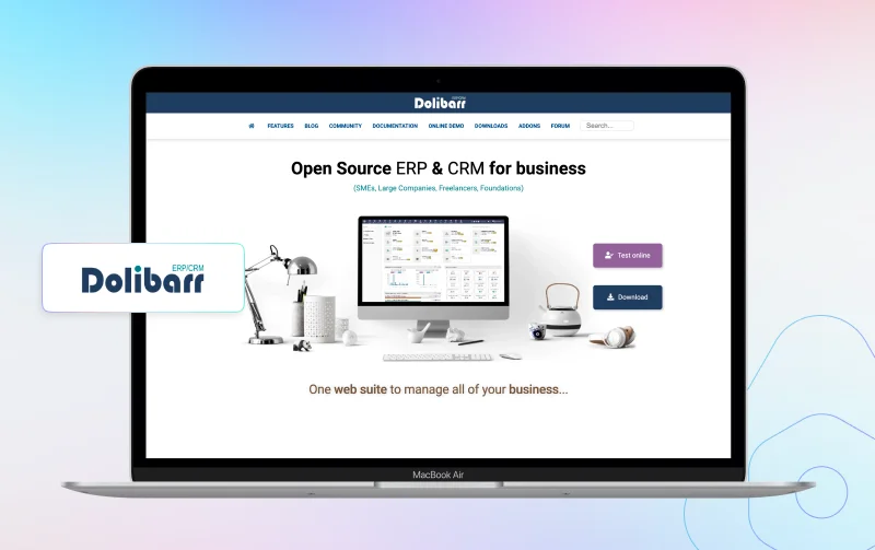 Dolibarr ERP and CRM software