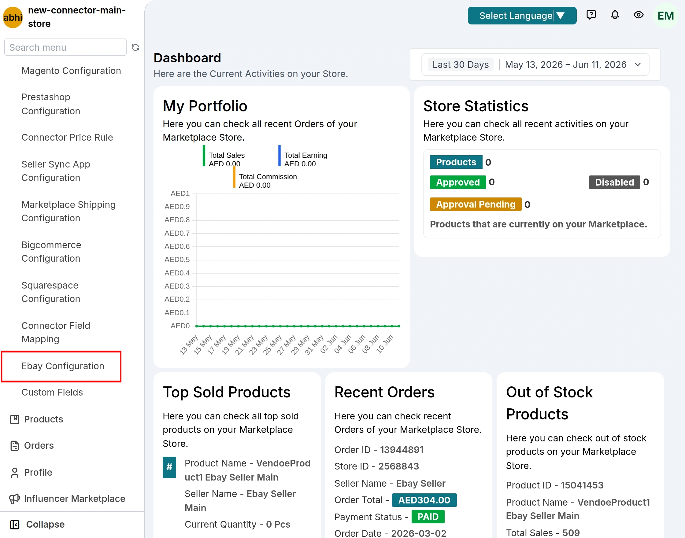 ebay configuration Shopify eBay connector