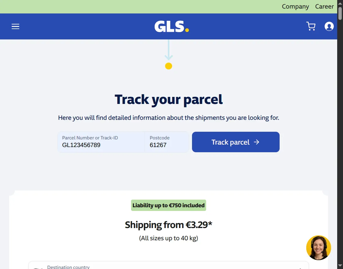 gls-tracking-page