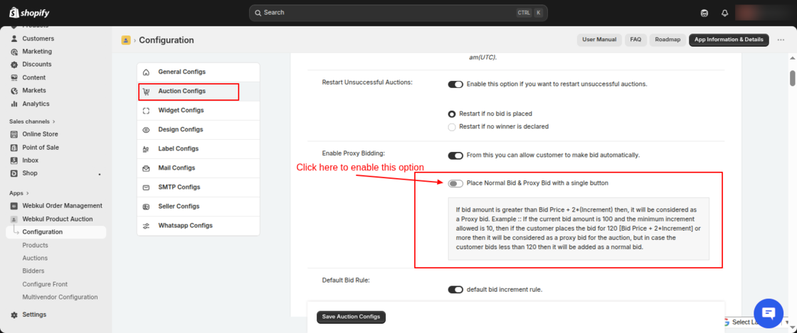 Product Auction for Shopify