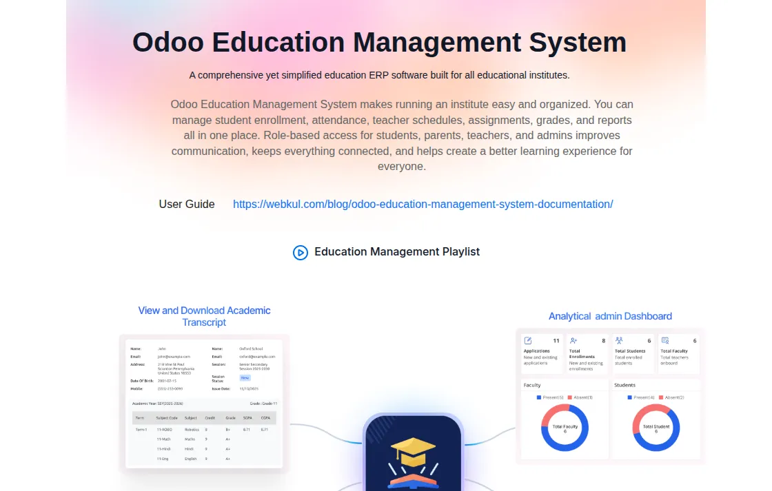 Odoo Education Management