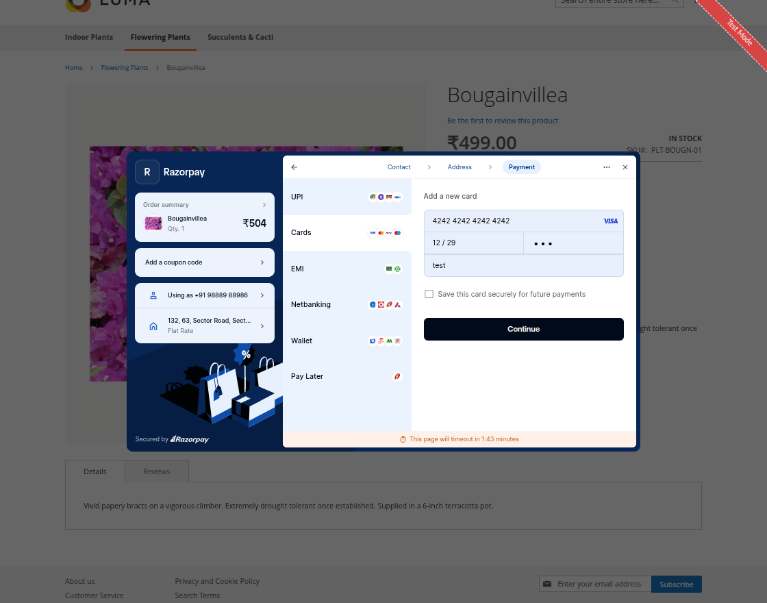 payment method