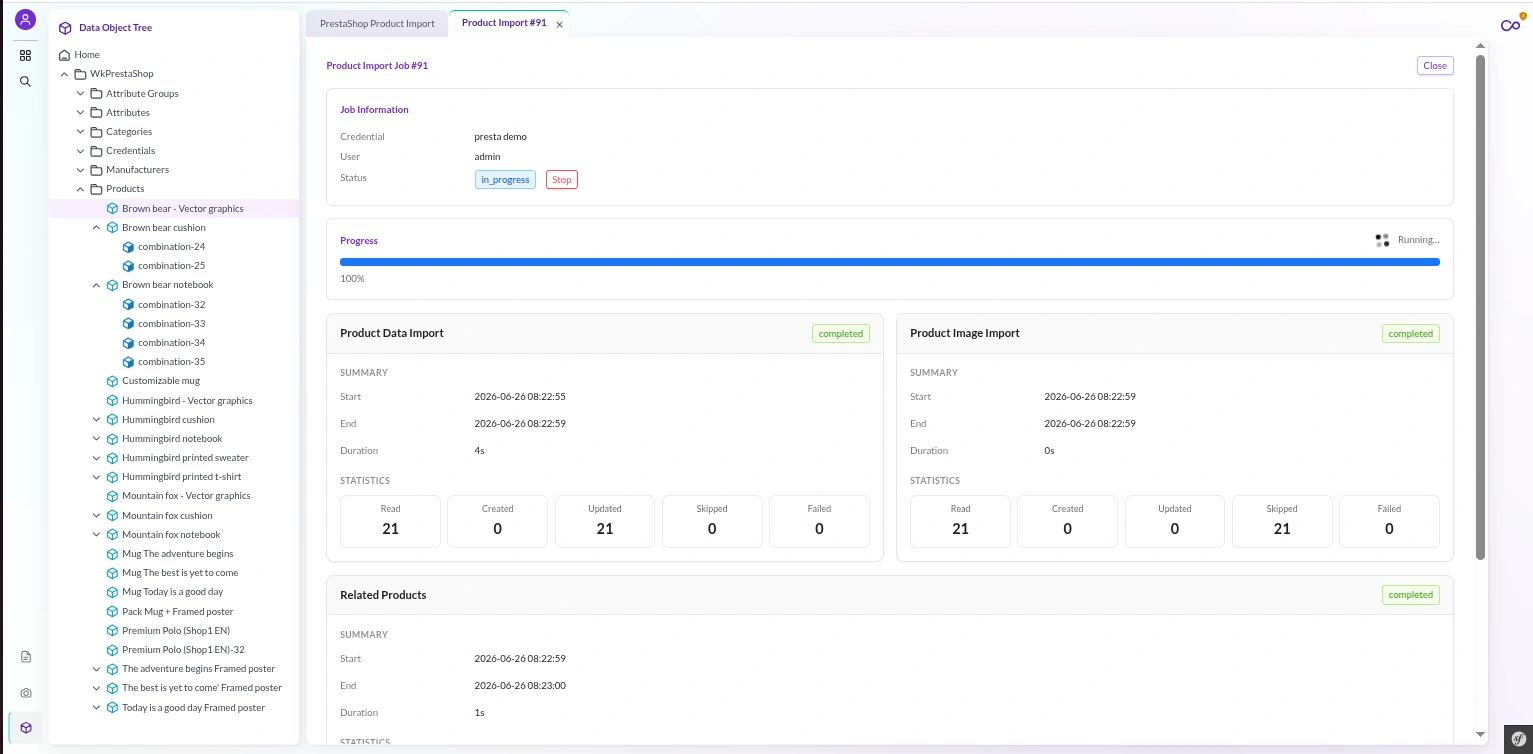pimcore-prestashop9-connector-job-detail
