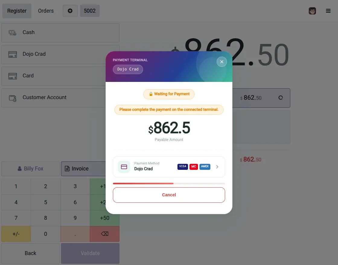 dojo payment processing