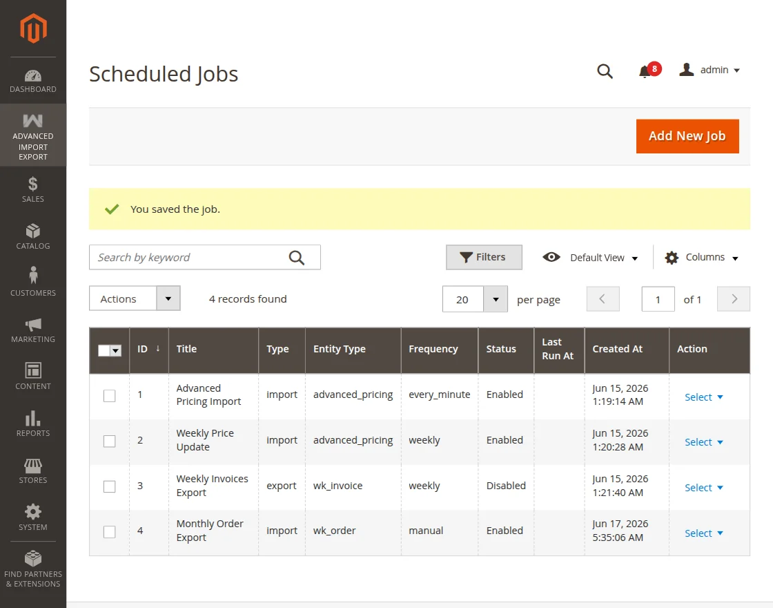 Magento 2 Advanced Import Export