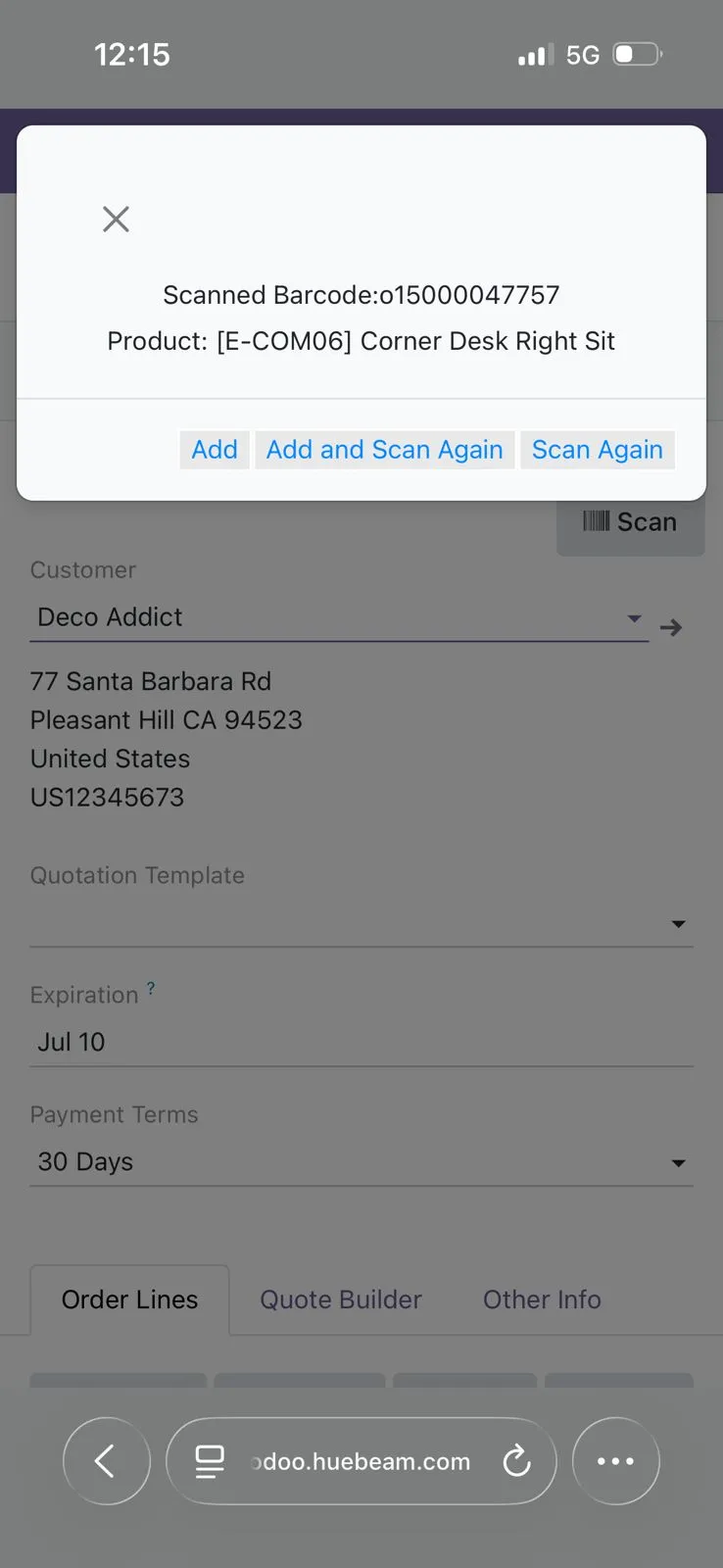 scan product again easily