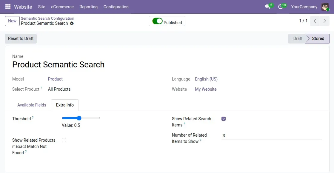 semantic-search-parameters