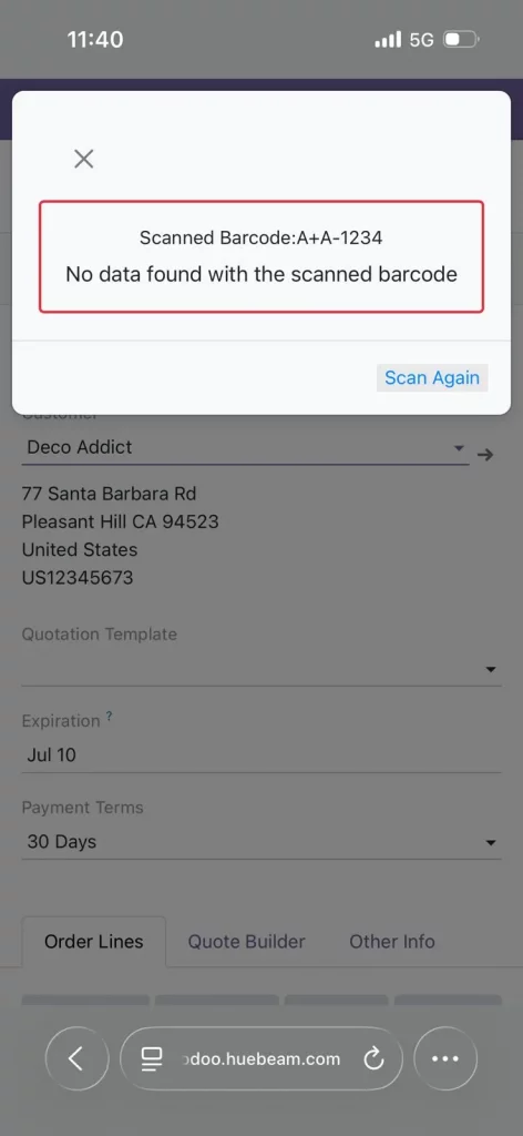 Barcode Validation

