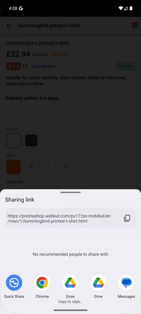share link