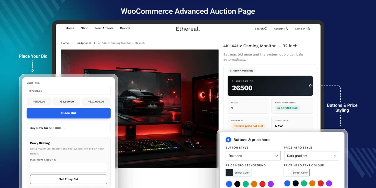 Auction Website with WooCommerce