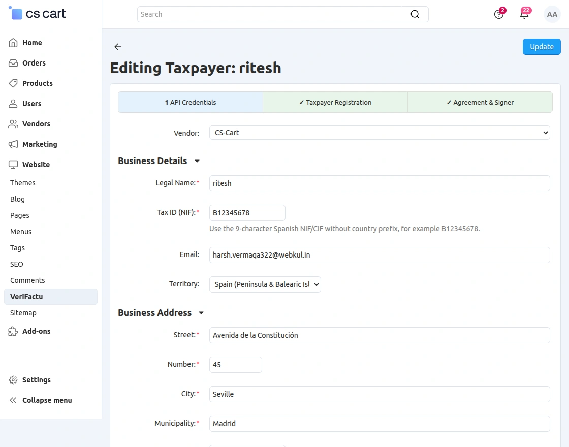 cs-cart-verifactu-taxpayer-business-details