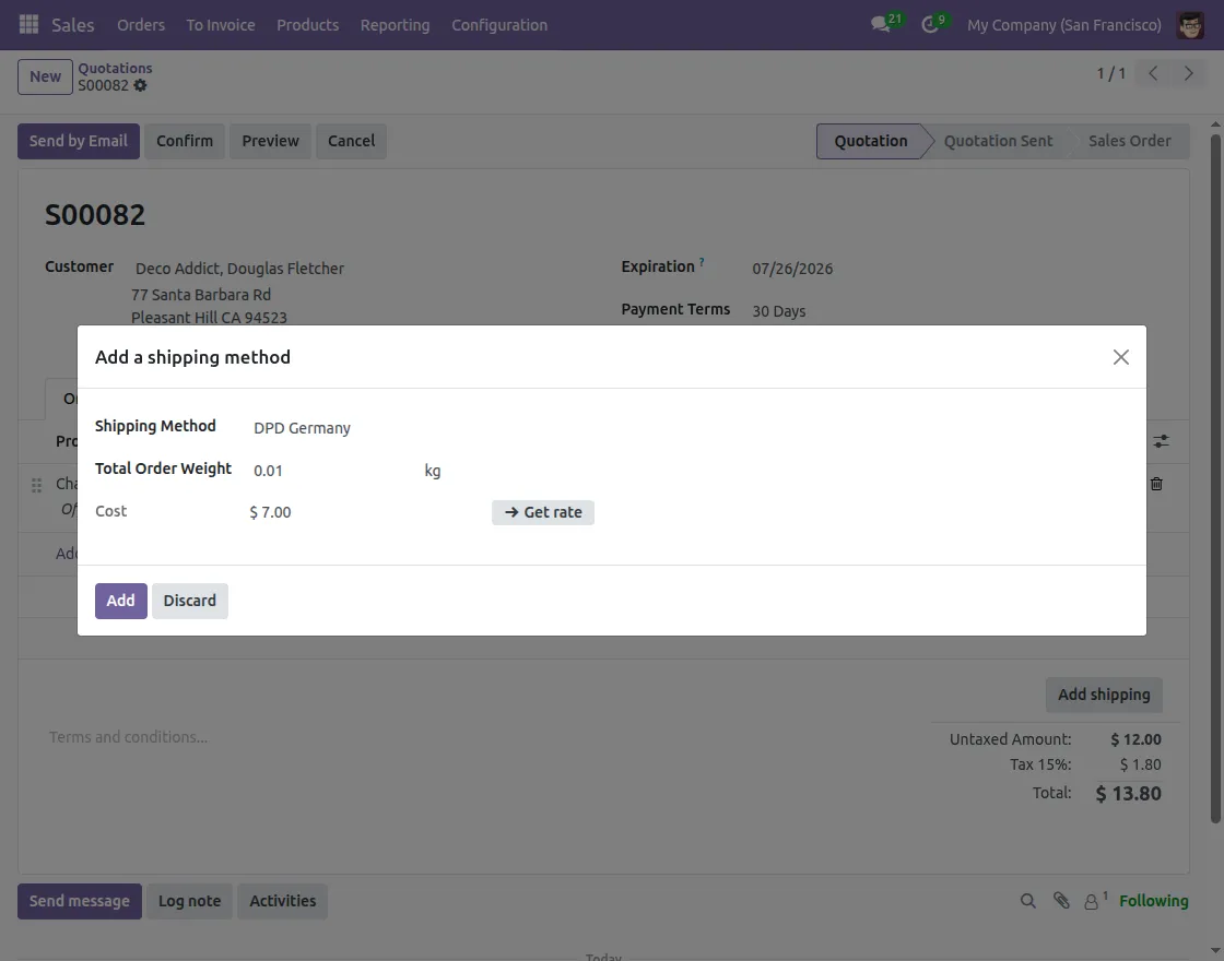 Add DPD Germany Shipping Method