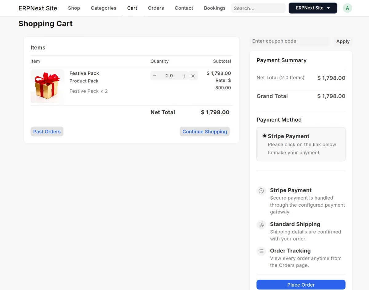 pack order processing