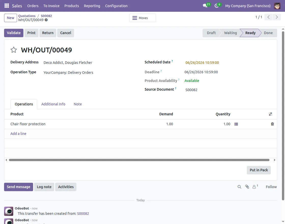 Configure Package Details