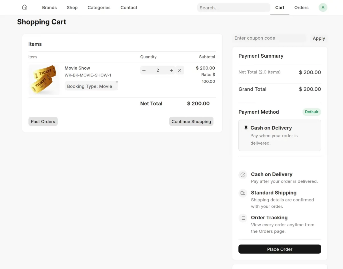 payment method