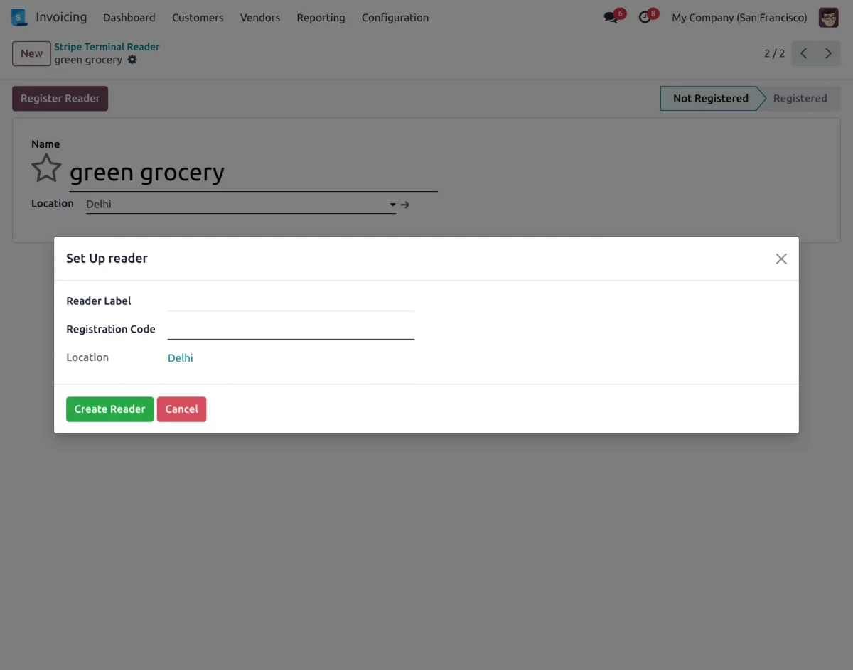 Set up Reader