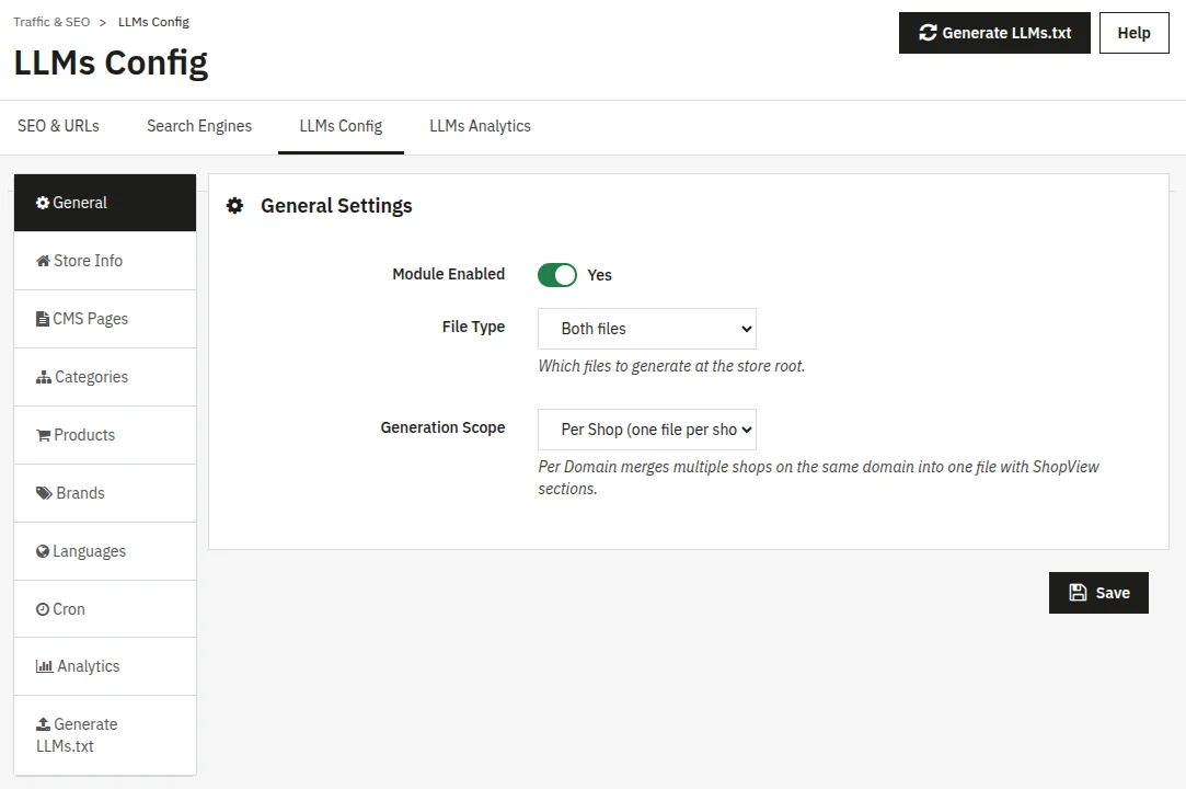 General Settings