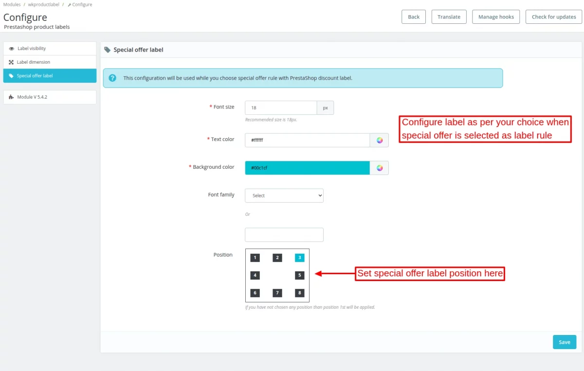 configuration tab 3