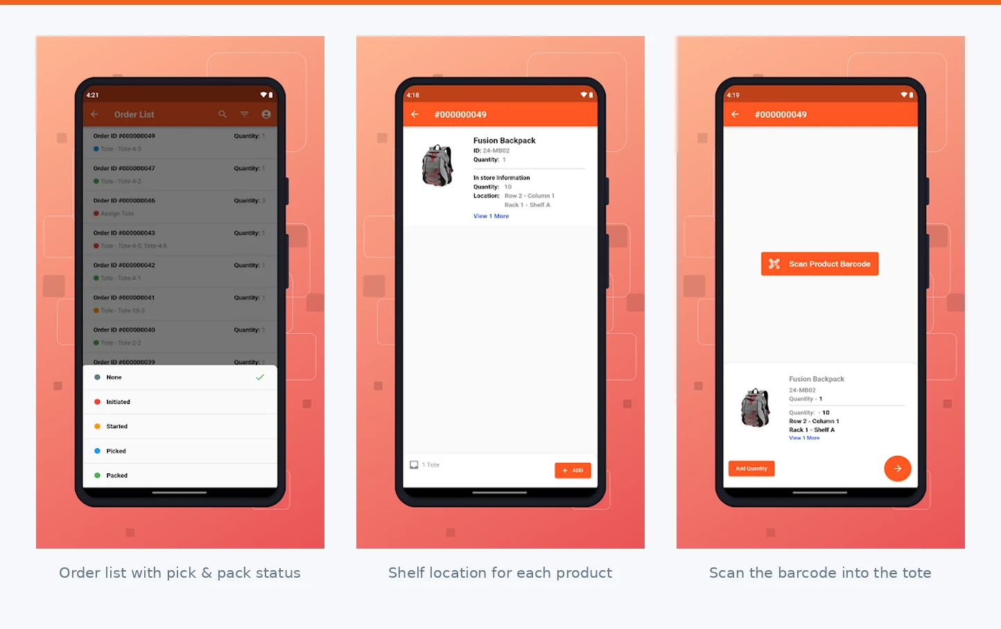 magento 2 wms mobile app pick and pack