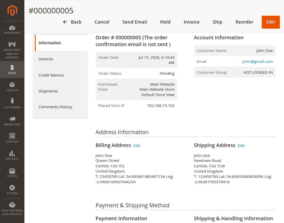 Order flow