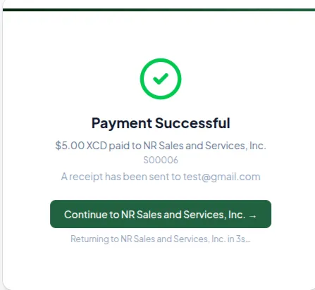 Payment Successful