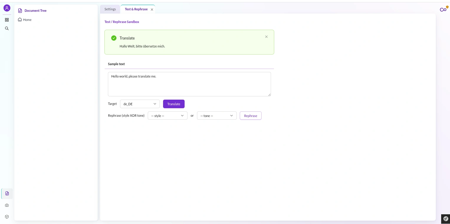 pimcore-deepl-bundle-rephrase-write
