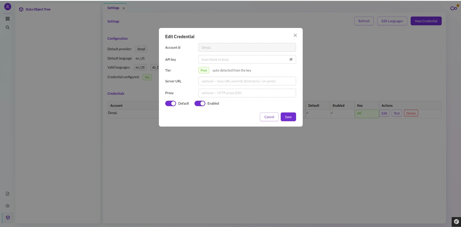 pimcore-deepl-bundle-settings