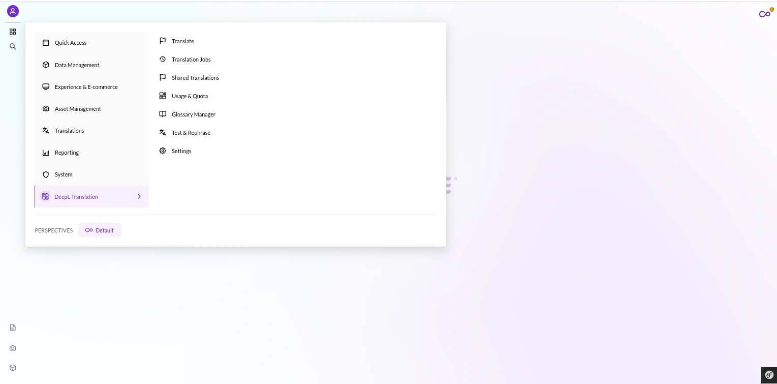 pimcore-deepl-bundle-studio-menu