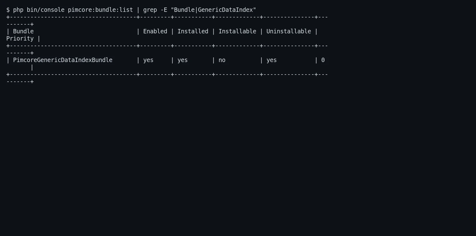 pimcore-reindex-bundle-installed-check