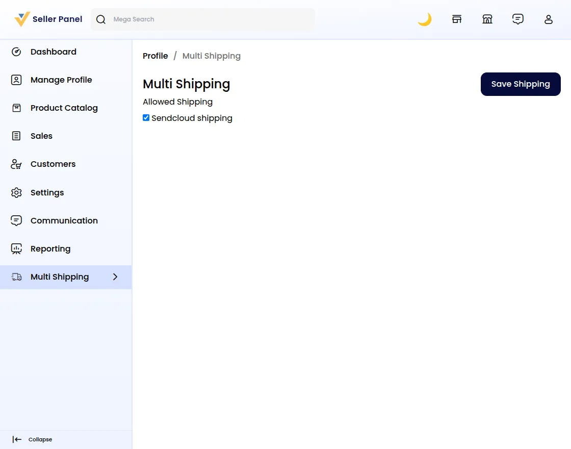 seller configuration