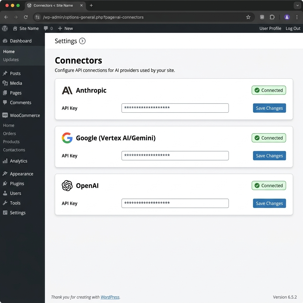 wordpress-ai-connectors-screens