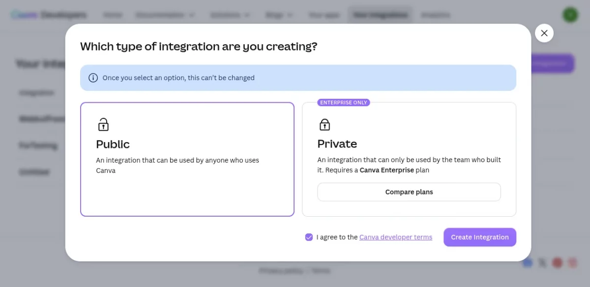 integration type