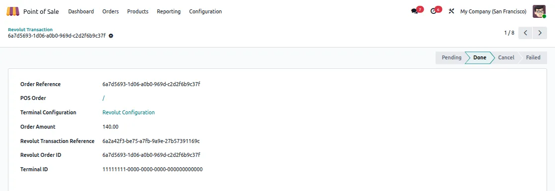 revolut transaction details