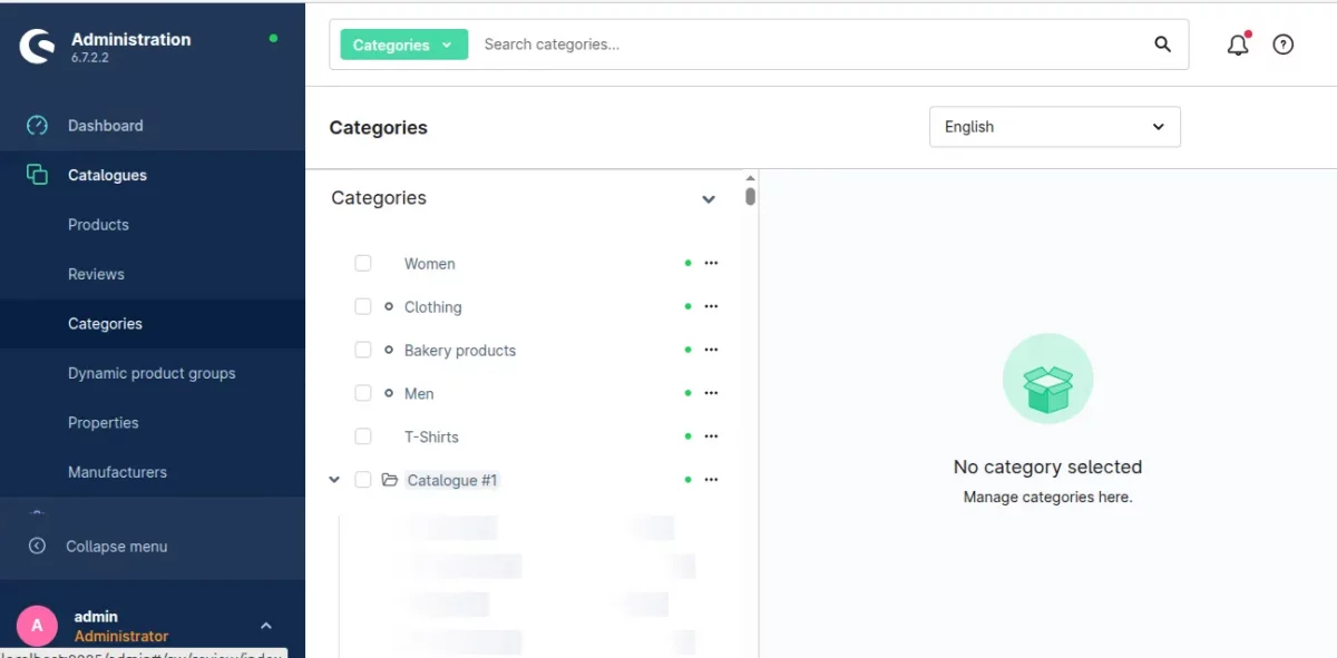 shopware category
