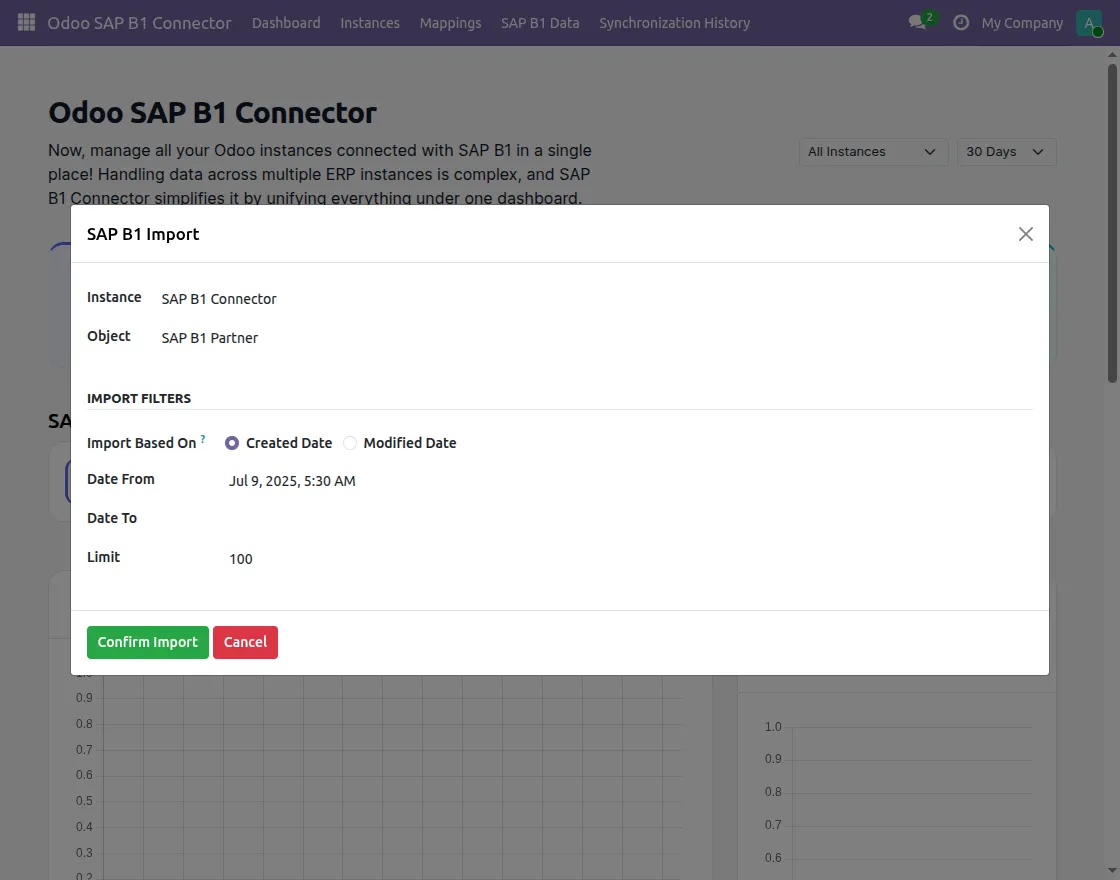 partner import in Odoo