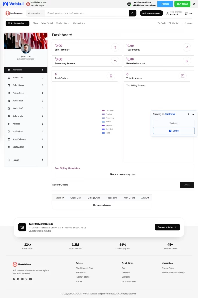 vendor-dashboard