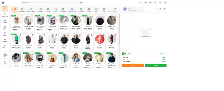 Illustrative Webkul guide showing Tranzila Terminal selected in WooCommerce POS