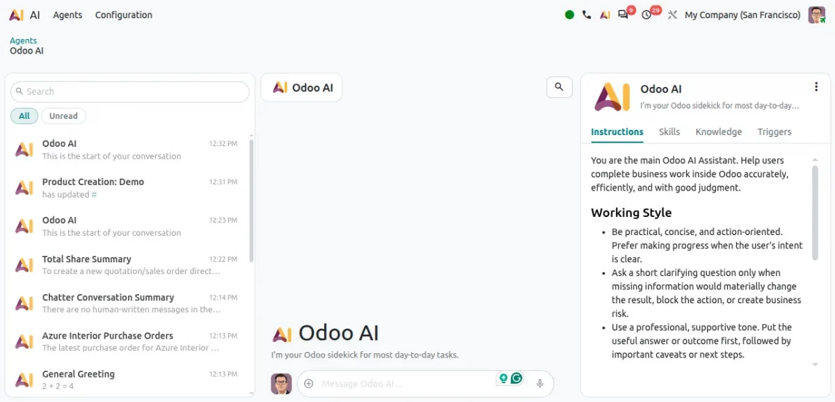 odoo ai