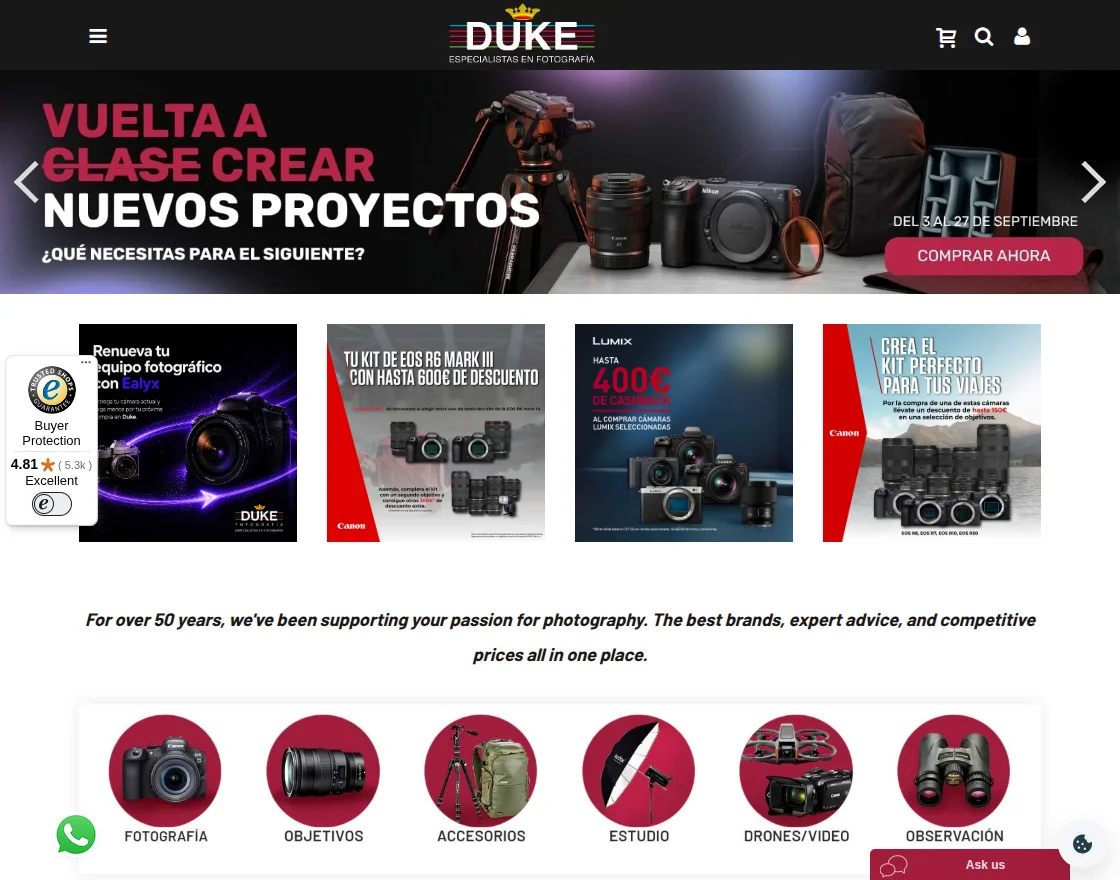 dukefotografia homepage