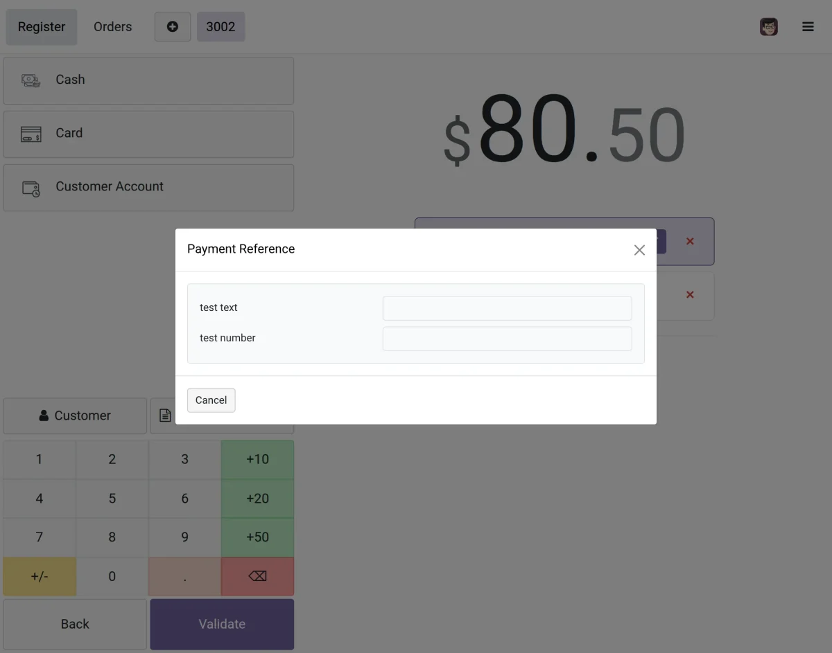 Payment Refence