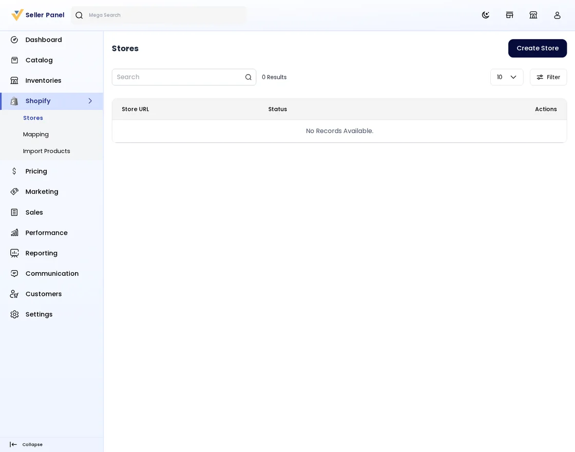 bagisto-shopify-connector-seller-panel