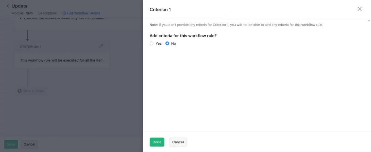 criteria